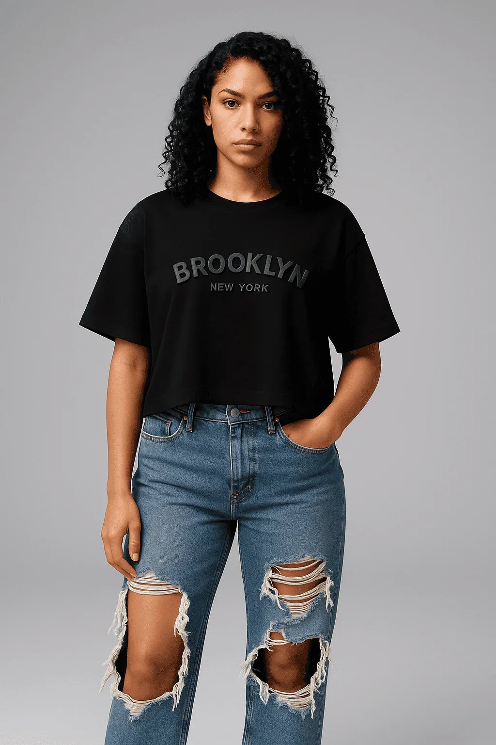 Brooklyn NY Crop Top - Grind n Flow