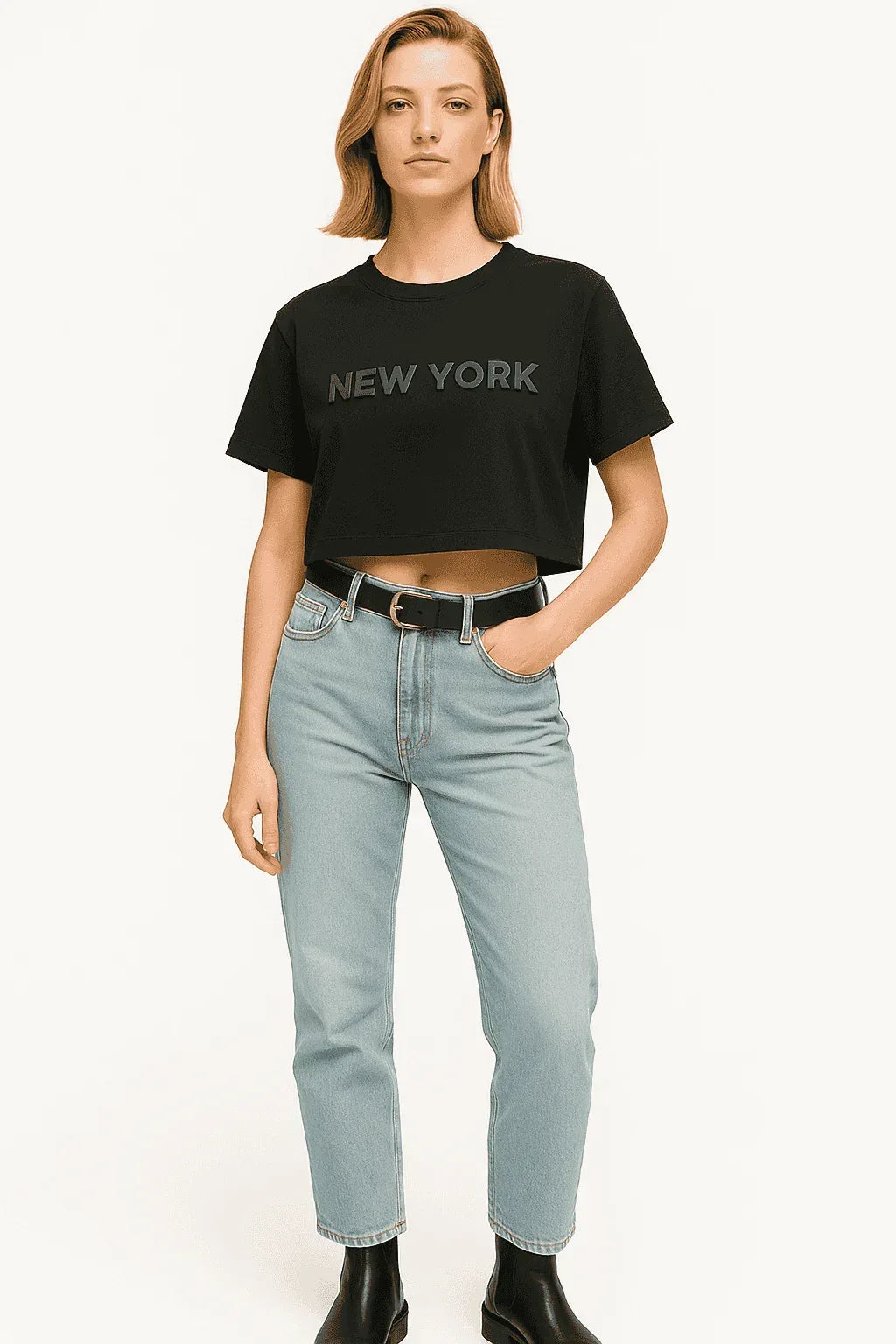 New York Crop Top - Grind n Flow