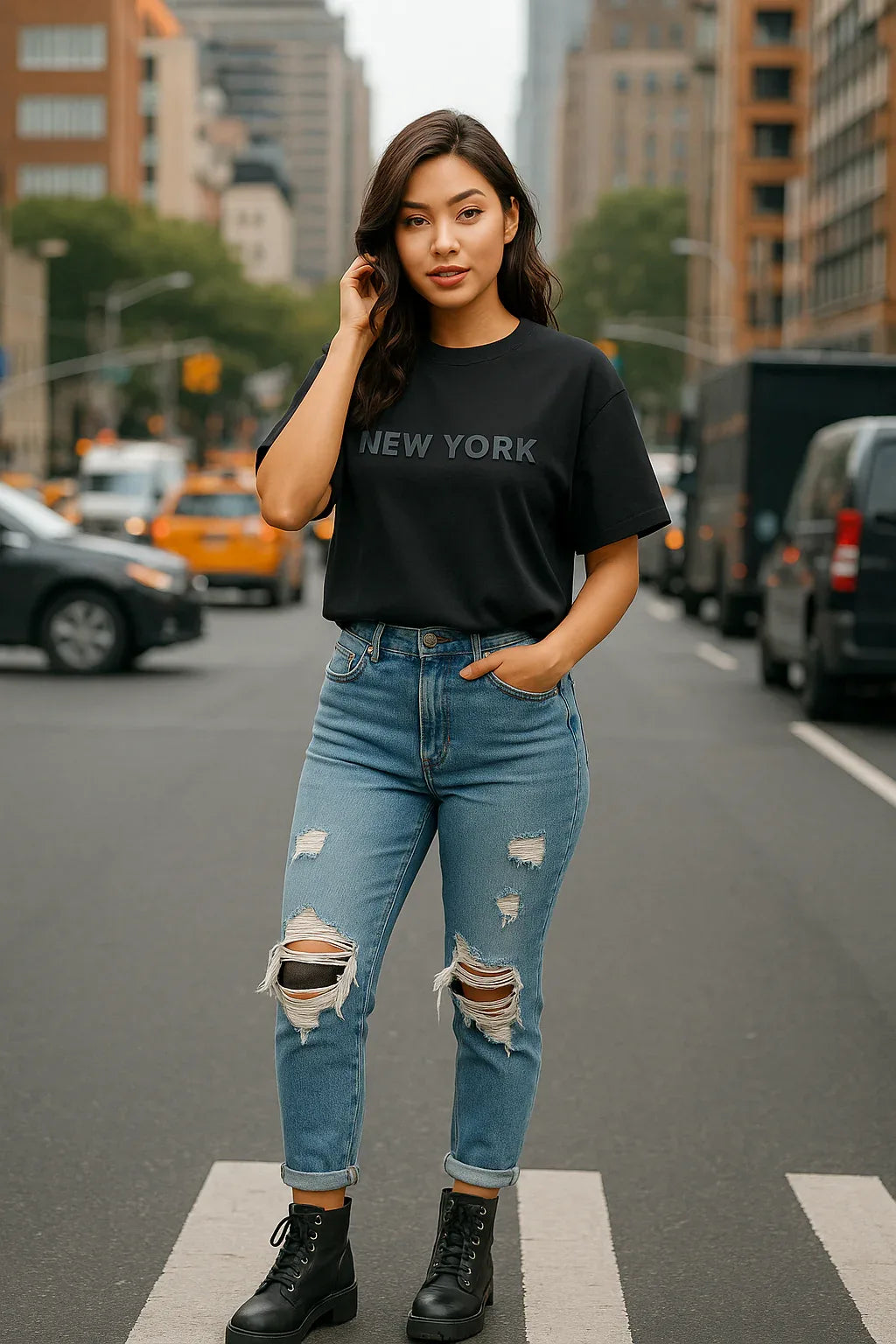 3D New York t-shirt - Grind n Flow