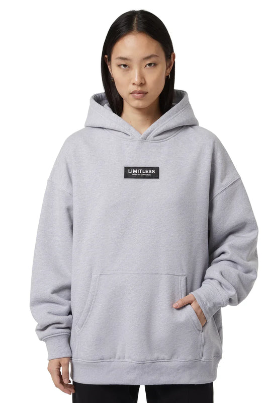 LIMITLESS Fleece Hoodie (Heather Grey) - Grind n Flow