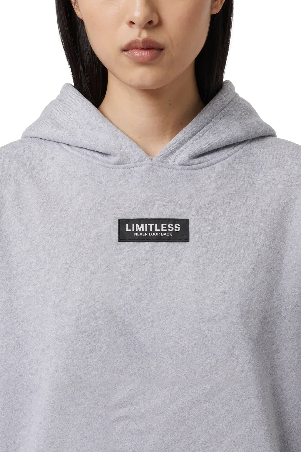 LIMITLESS Fleece Hoodie (Heather Grey) - Grind n Flow