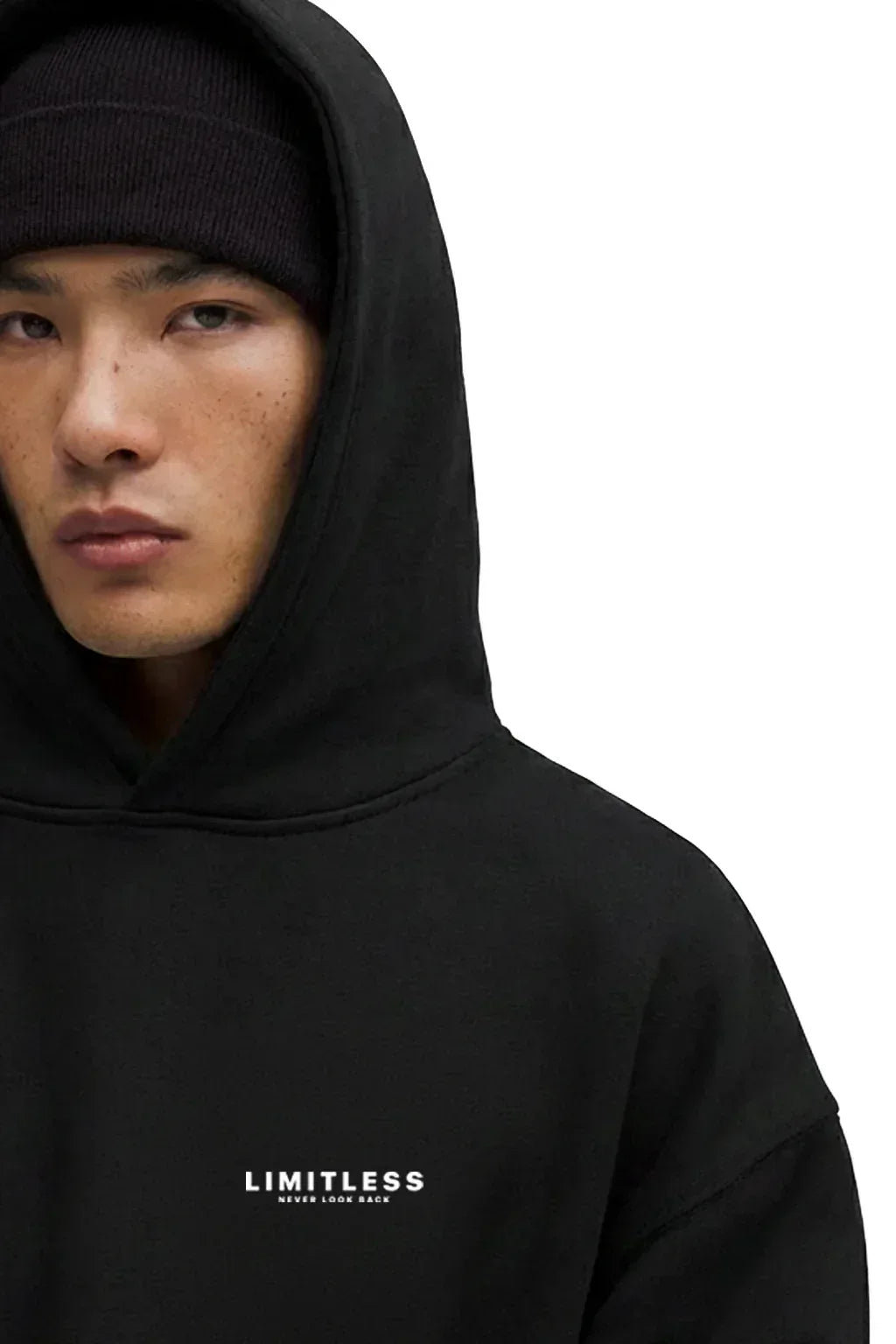 Men's BKL/WHT Limitless Hoodie - Grind n Flow