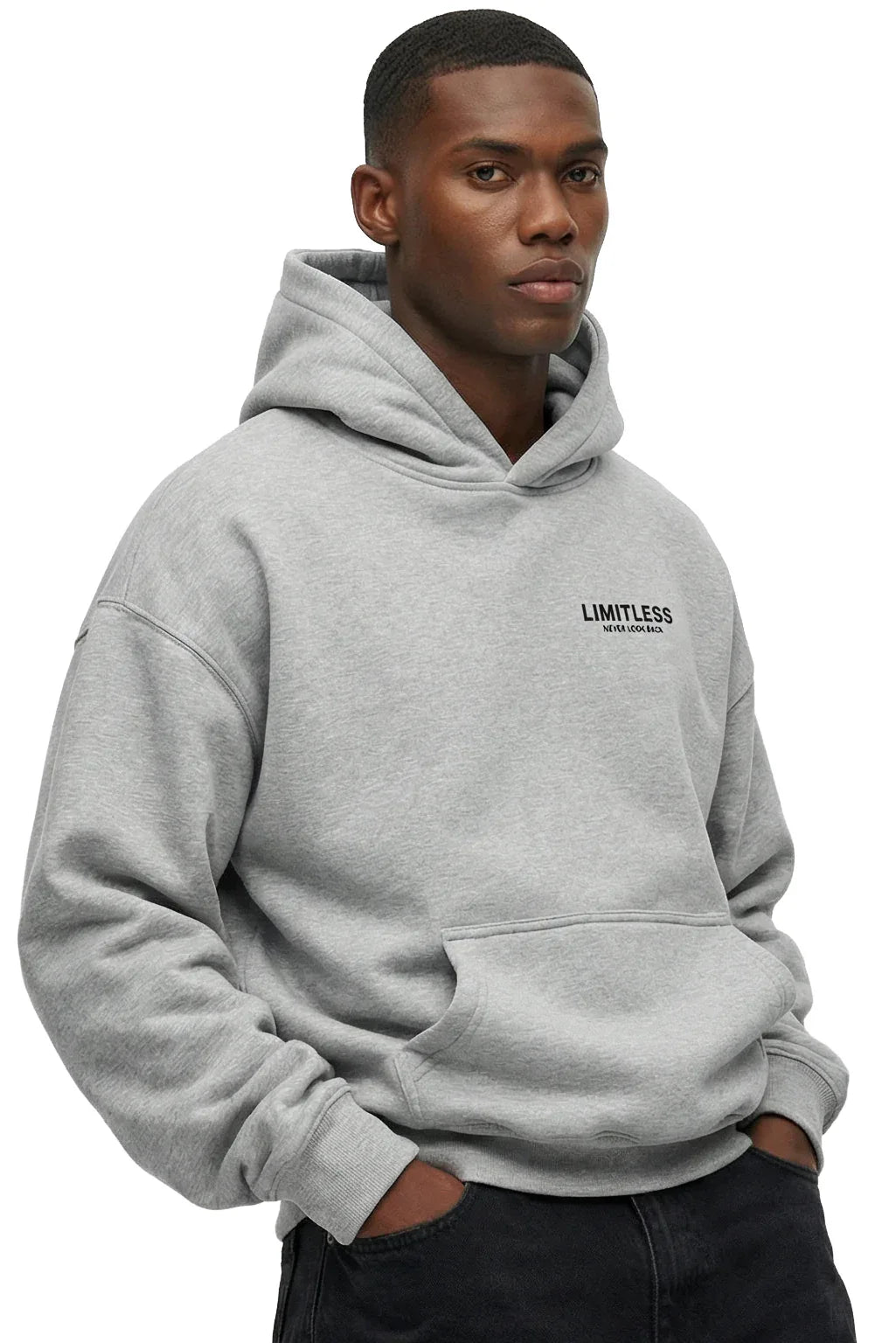Oversize Fleece Hoodie - LIMITLESS
