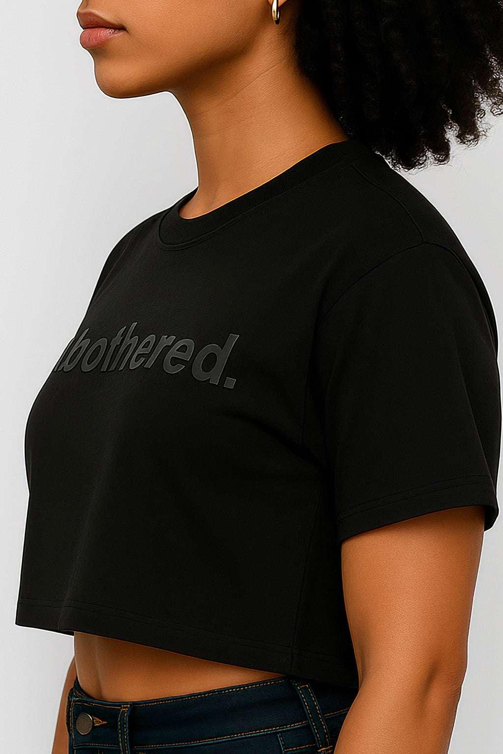 The Unbothered Crop Top - Grind n Flow