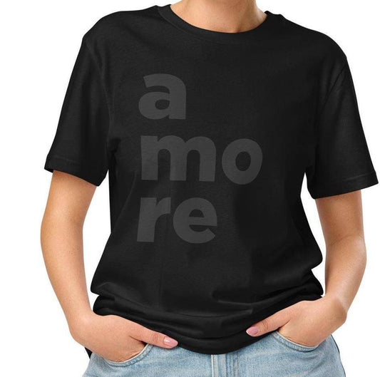 Amore t shirt womens fit | Italian t-shirt for women | Gift for her | Italian tshirt | Shirt Gift | Quote Shirt | Graphic Tee
