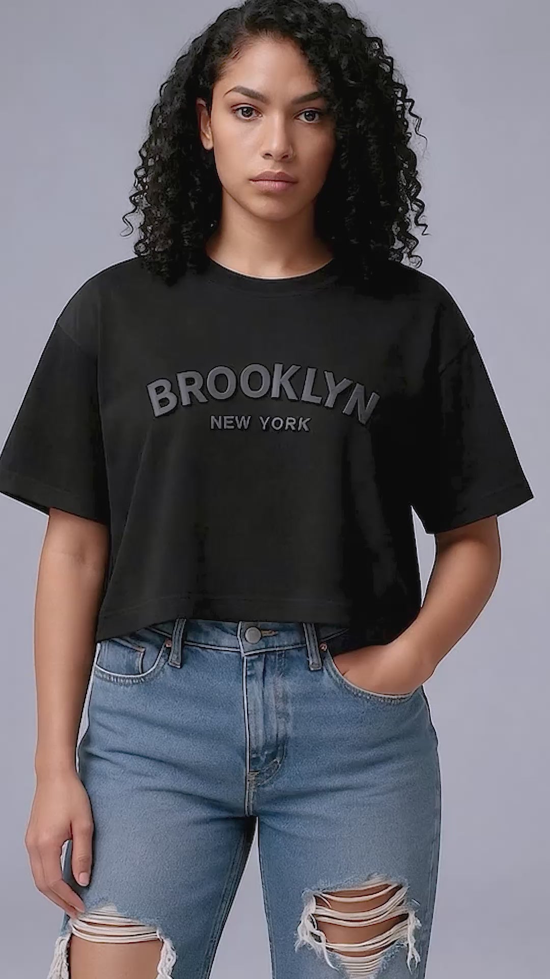 Brooklyn NY Crop Top
